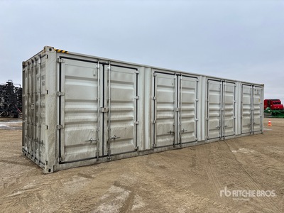 2025 40 ft High Cube Multi-Door Storage Container