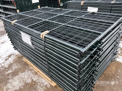 Quantity of (24) 2025 BYT MSPP07 7 ft Mesh Sheep Panneau pour bétail (Unused)