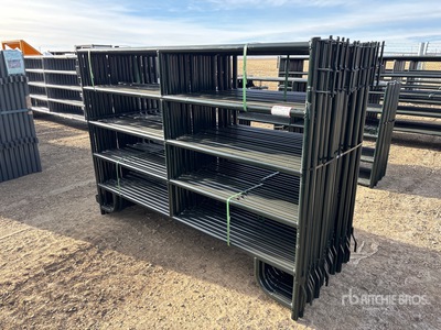 Quantity of (18) 2026 BYT RP76 7 ft 6 in Ranch Livestock Panel (Unused)