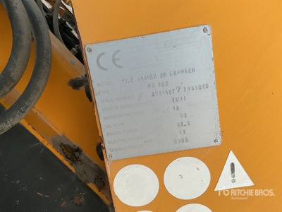 2015 Orteco HD 800 Hydraulic Pile Driver