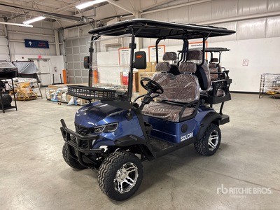 2026 SDLANCH Electric Blue Golf Cart (Unused)