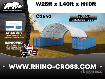 Rhino-Cross C2640 Storage Building (Unused)