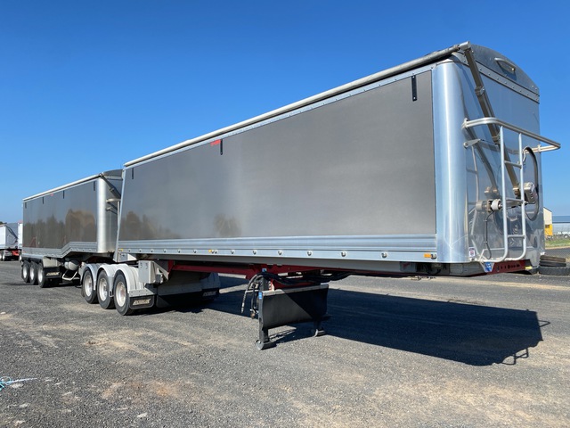 2021 Robuk Tri/A B-Double Combination Tipping Trailer
