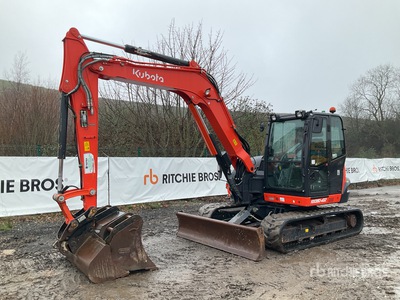 2020 Kubota KX080-4A Tracked Excavator