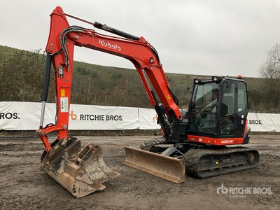 2020 Kubota KX080-4A Tracked Excavator