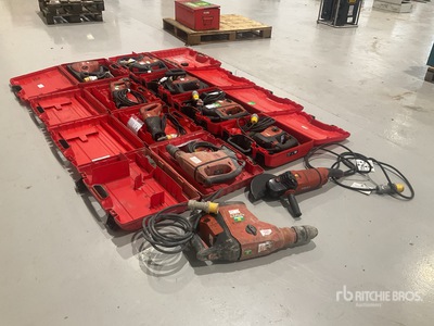 Quantity of (10) Hilti Quantity of hand tools