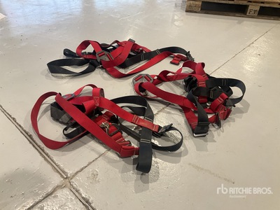 Quantity of (3) Safety harnesses