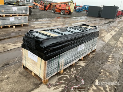 Quantity of (145) Powder Coated 2400mm Height Posts Fencing (Unused)