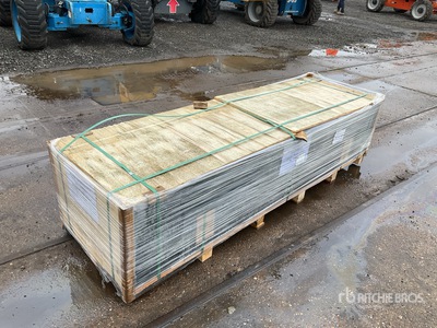 Quantity of (100) Powder Coated 2400mm Height Posts Fencing (Unused)