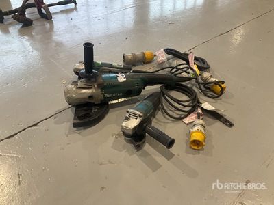 Quantity of (3) Makita Angle Grinder