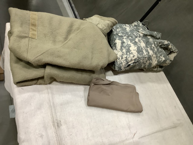 (11) Wet Weather Jackets, (5) Cold Weather Shirts & Assorted Items