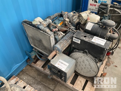 Amida 8L40600-4-MA 13 kW Skid-Mounted Generator, 6kw (from light tower) مولد