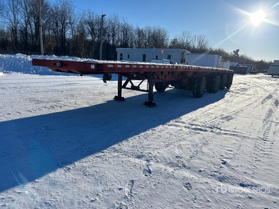 2014 Manac 48 ft Quad/A Flatbed Trailer
