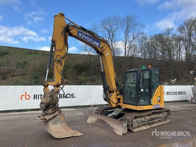 2019 Cat 308 CR C/W 4 x Digging Buckets Escavatore cingolato