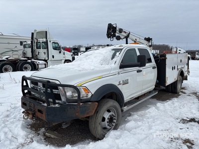 2015 Ram 5500 4x4 Crew Cab Service Truck