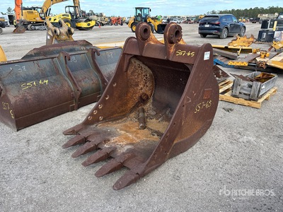 Cat 46 in Digging Excavator Bucket
