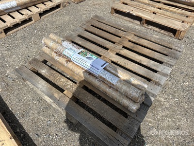 Quantity of (4) 3.3 ft x 164 ft Rustproof Galvanized Iron Wire Mesh (Unused)