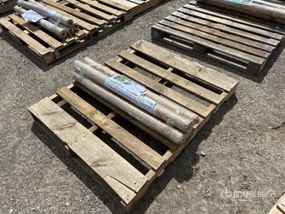 Quantity of (4) 3.3 ft x 164 ft Rustproof Galvanized Iron Wire Mesh (Unused)