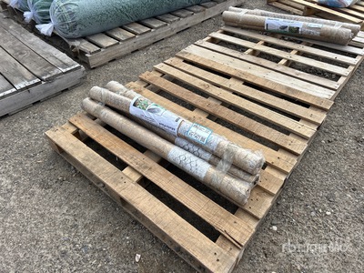 Quantity of (4) Rustproof Galvanized Iron Wire Mesh 3.3 Ft X 164 Ft (Unused)