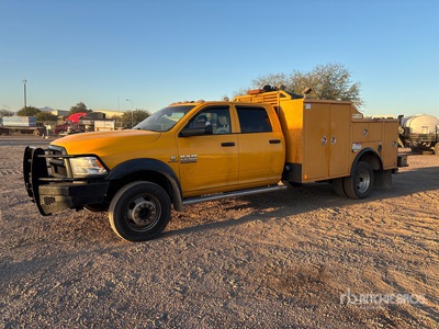 2015 Ram 5500 4x4 Crew Cab Service Truck