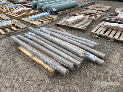 Quantity of (10) 6 ft x 100 ft Rust Proof Galvanized Iron Wire Mesh (Unused)