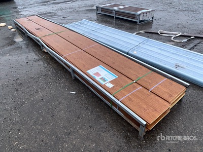 Quantity of (20) Polyurethane Insulated Metal Wall Panels معدات بناء متنوعة