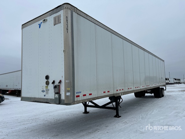 2019 Vanguard 53 ft x 102 in T/A Van Trailer