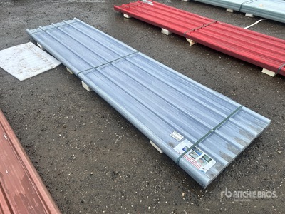 Quantity of (30) 12 ft x 35 in Clear Multi-Wall Polycarbonate Panel (Unused)