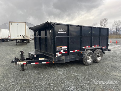 2019 Snake River 14 ft T/A Dump Utility Trailer