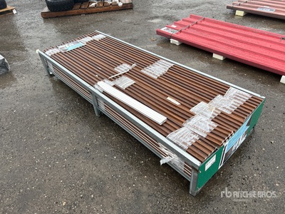 Quantity of (100) 3D WPC Wood Wall Interior Panel