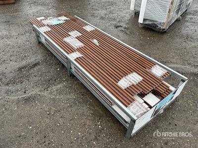 Quantity of (100) 3D WPC Wood Wall Interior Panel