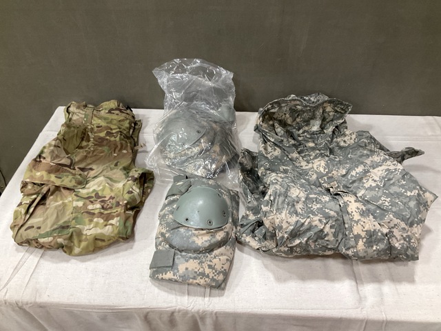 (13) Pairs of Cold Weather Trousers, (33) Wet Weather Parkas & Assorted Items