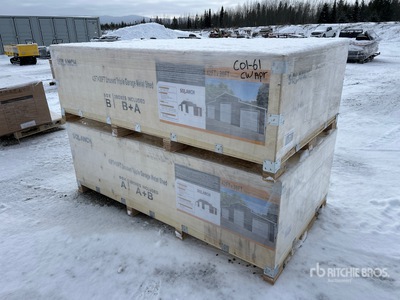 2026 SDLANCH SDL4230TGMS Triple Garage Metal Cobertizo (Unused)