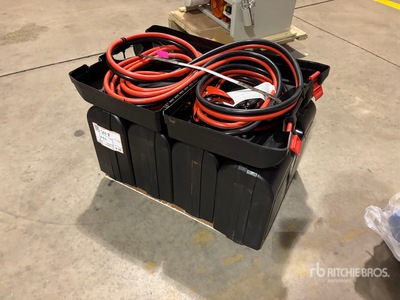 Quantity of (5) 25 ft 800 amp Booster Cables (Unused)