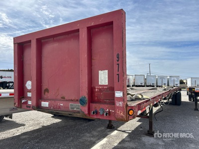 2002 Great Dane GPMS-253 52 ft T/A Flatbed Trailer