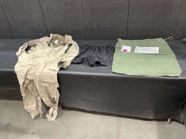 (47) Barracks Bags, (60) Pairs of Physical Fitness Trunks & Assorted Items