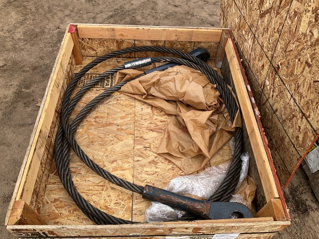 (5) 25-66899-8 Single Leg Wire Rope Assemblies