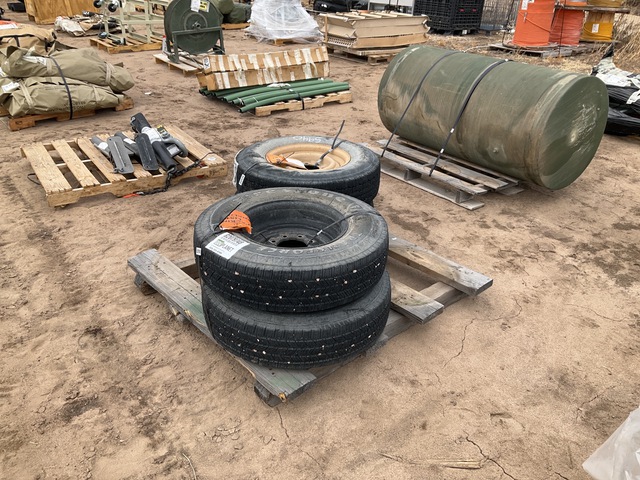 (4) Firestone LT215/85R16 Tires w/Wheels