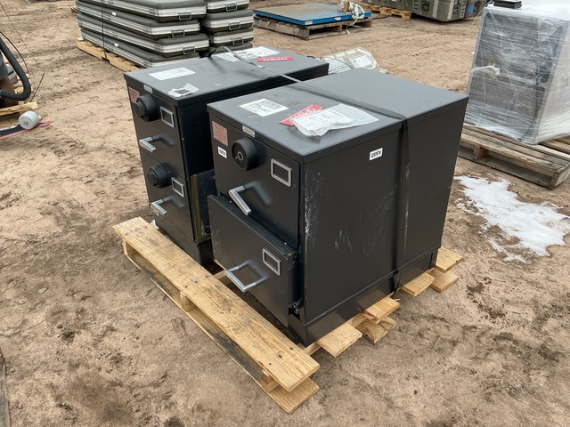 (2) Alpha Safe Filing Cabinet Safes