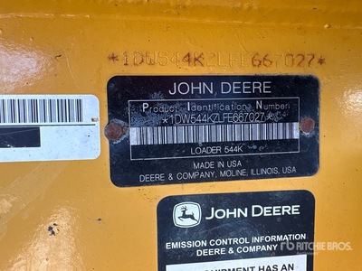 John Deere 544K Swing Wheel Loader