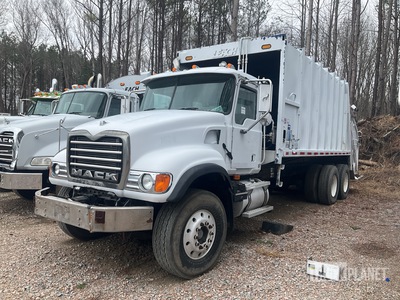 2006 Mack Granite 6x4 Rear Loader Waste Collection Truck (Inoperable)