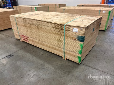 Quantity of (60) 1/2 in 4x8 CSP/DFP No Stamp Sperrholz (Unused)