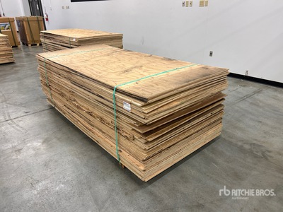 Quantity of (60) 1/2 in 4x8 CSP/DFP No Stamp Sperrholz (Unused)