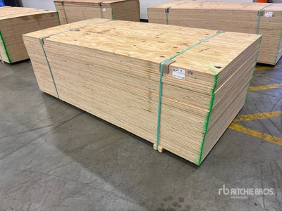 Quantity of (50) 5/8 in 4x8 CSP/DFP No Stamp Sperrholz (Unused)