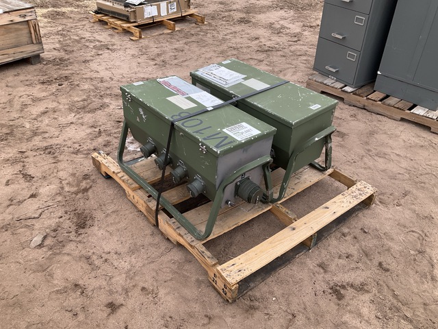 (2) TAW 455-000-005/PDP-30/8-HR Power Distribution Panels