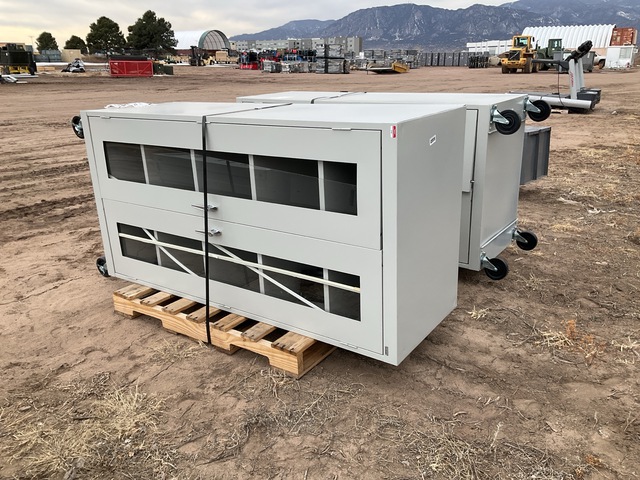 (2) Sandusky Storage Cabinets