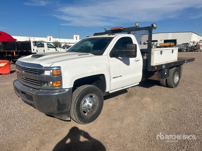 2018 Chevrolet Silverado 3500HD 4x2 Flatbed Truck