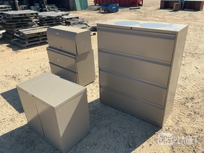 (3) Assorted Storage Cabinets