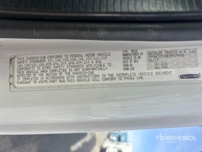 Terex BT28106 56000 lb Articulated Boom on 2014 Freightliner M2 106 6x4 Boom Truck