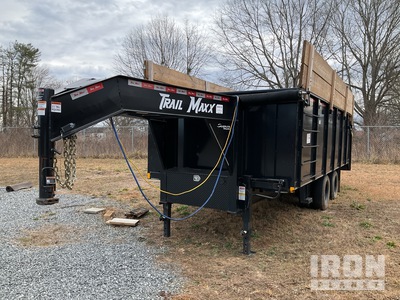 2024 Trailmaxx DTG210-20 20 ft T/A Gooseneck Tipping Utility Trailer